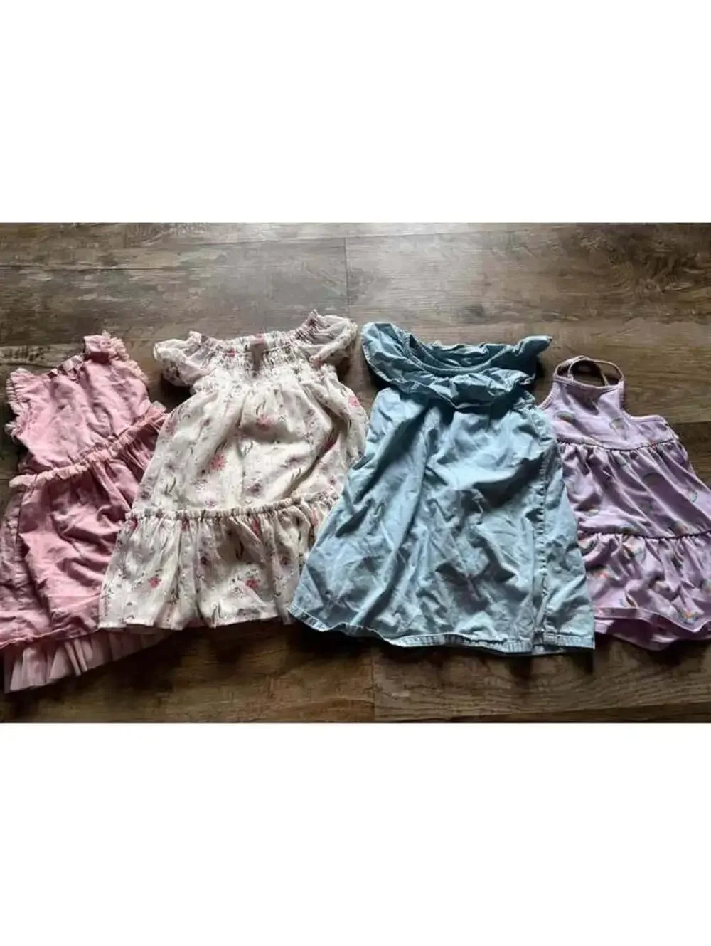 Lot of 3T Girls Toddler Dresses (4 Dresses)